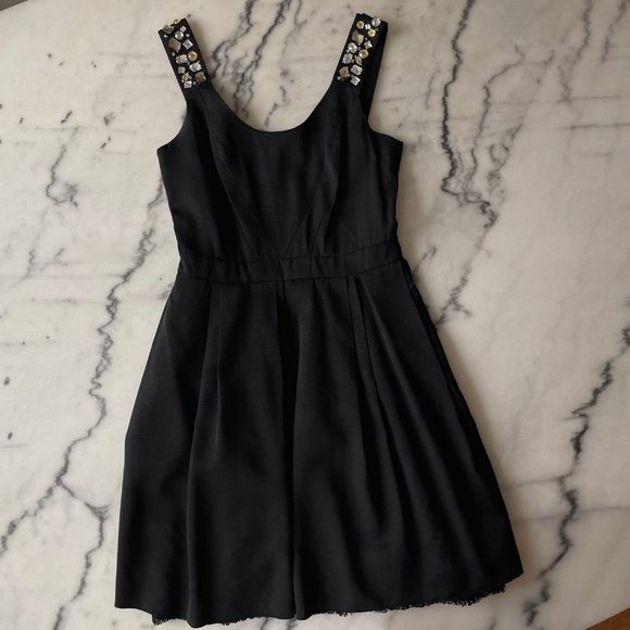 Pink Tartan Dress with Rhinestone Straps - Picture 4 of 13